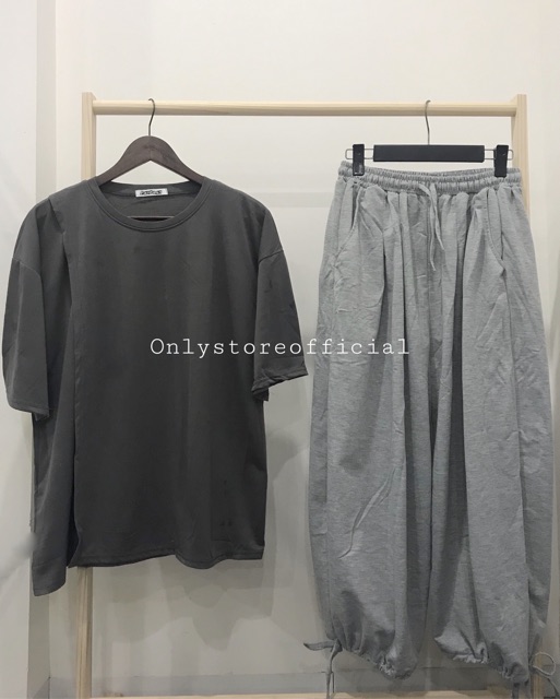 Set áo xẻ vạt+quần ống siêu rộng, nhận hàng có vấn đề liên hệ shop trước khi đánh giá