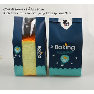Túi đựng bánh mì hoa cúc, sandwich [10 túi]