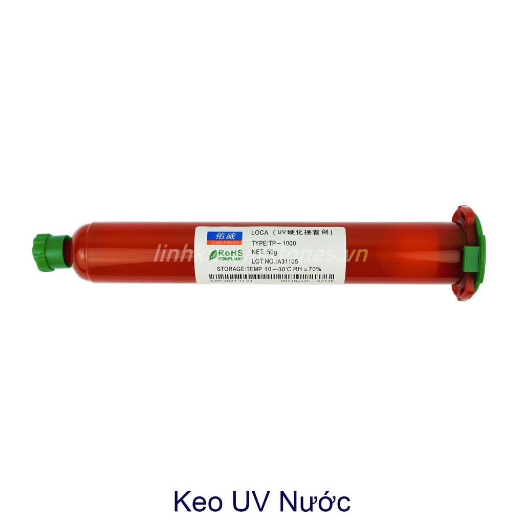 Keo nước UV (lấy bọt màn hình)