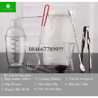 Bộ combo dụng cụ pha chế 8 món-HOT!!!!