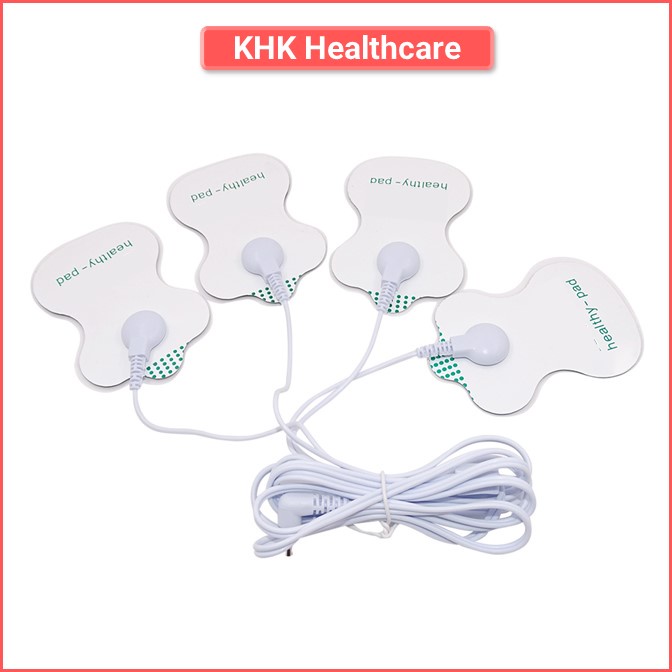 Dây massage điện xung kèm 4 miếng dán healthy pad - KHK Healthcare