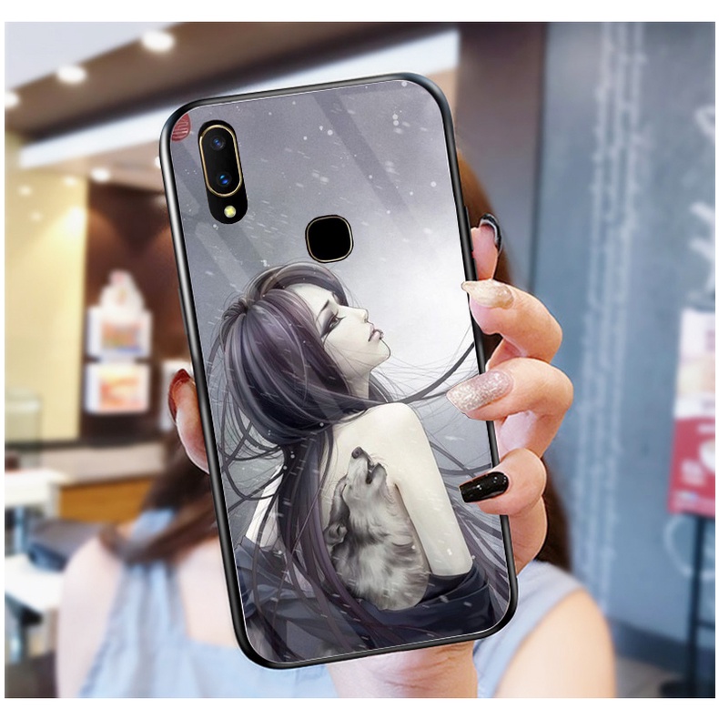 Ốp Lưng VIVO Y91, Y91C,Y91I,Y93,Y1S Ốp kính bóng cao cấp mới nhất
