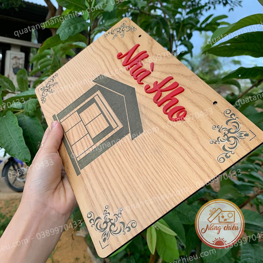 Bảng treo cửa nhà kho, văn phòng, trang trí phòng làm việc In và thiết kế theo yêu cầu