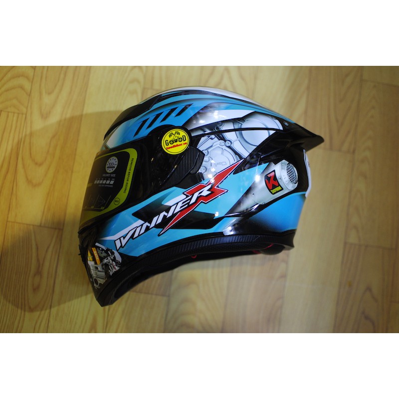 Mũ bảo hiểm Fullface ROYAL M138 tem WINNER X