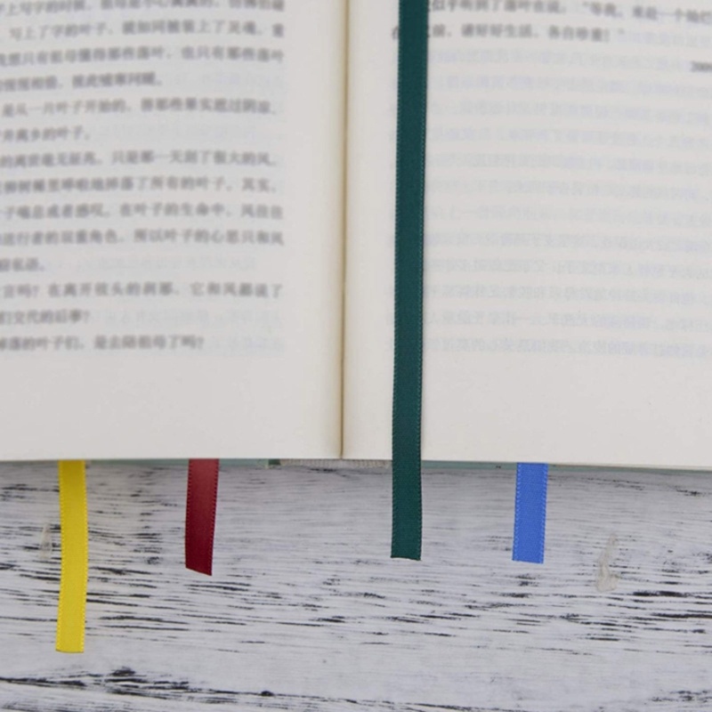 Bookmark Da Đính Ruy Băng Nhiều Màu Sắc Dùng Trang Trí Sách Kinh Thánh