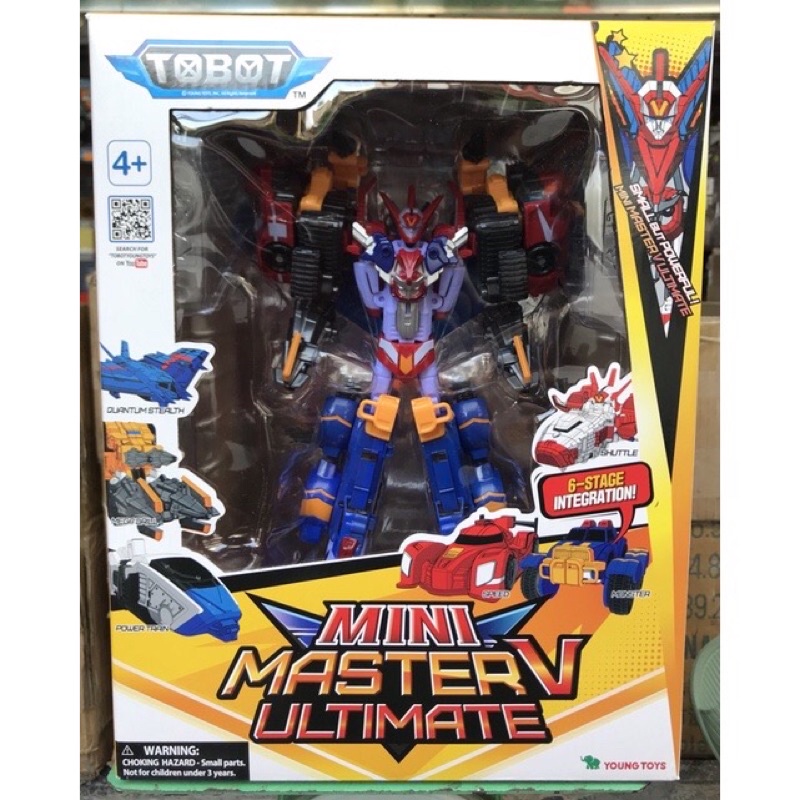 Đồ Chơi Lắp Ráp Tobot Mini Master V Biến Hình Chính Hãng Young Toys