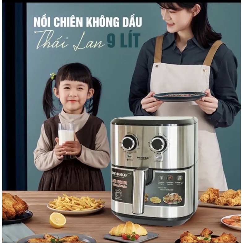 Nồi chiên không dầu TOMOKO 9lít