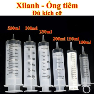 Xi lanh nhựa - Bơm tiêm nhựa - Bơm cho ăn nhựa 20cc 60cc 80cc 100cc 150cc 200cc 250cc 300cc đóng gói từng cái