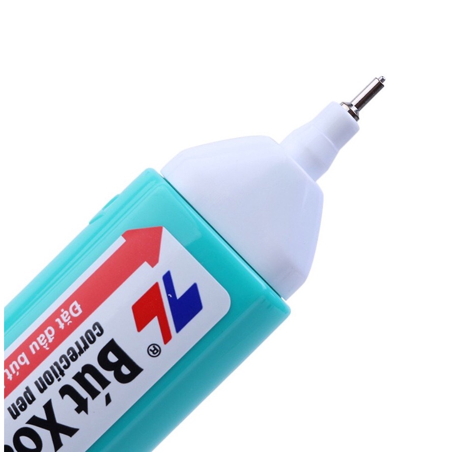 Bút xóa Thiên long loại 2 có kiểu dáng thân dẹp, vừa tầm tay, thuận tiện khi sử dụng