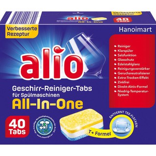 Viên rửa bát Alio All in one 40 viên