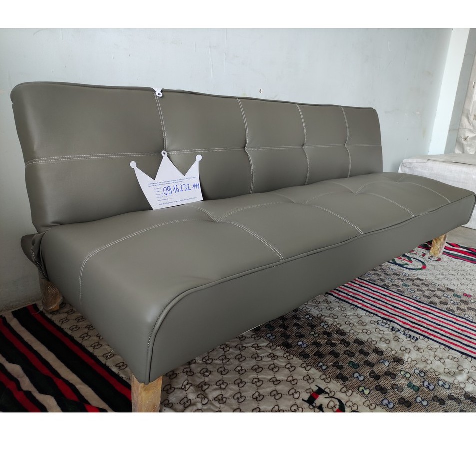 [ Xả hàng ] Sofa bed da . Sofa giường. Bọc da Royal cao cấp.