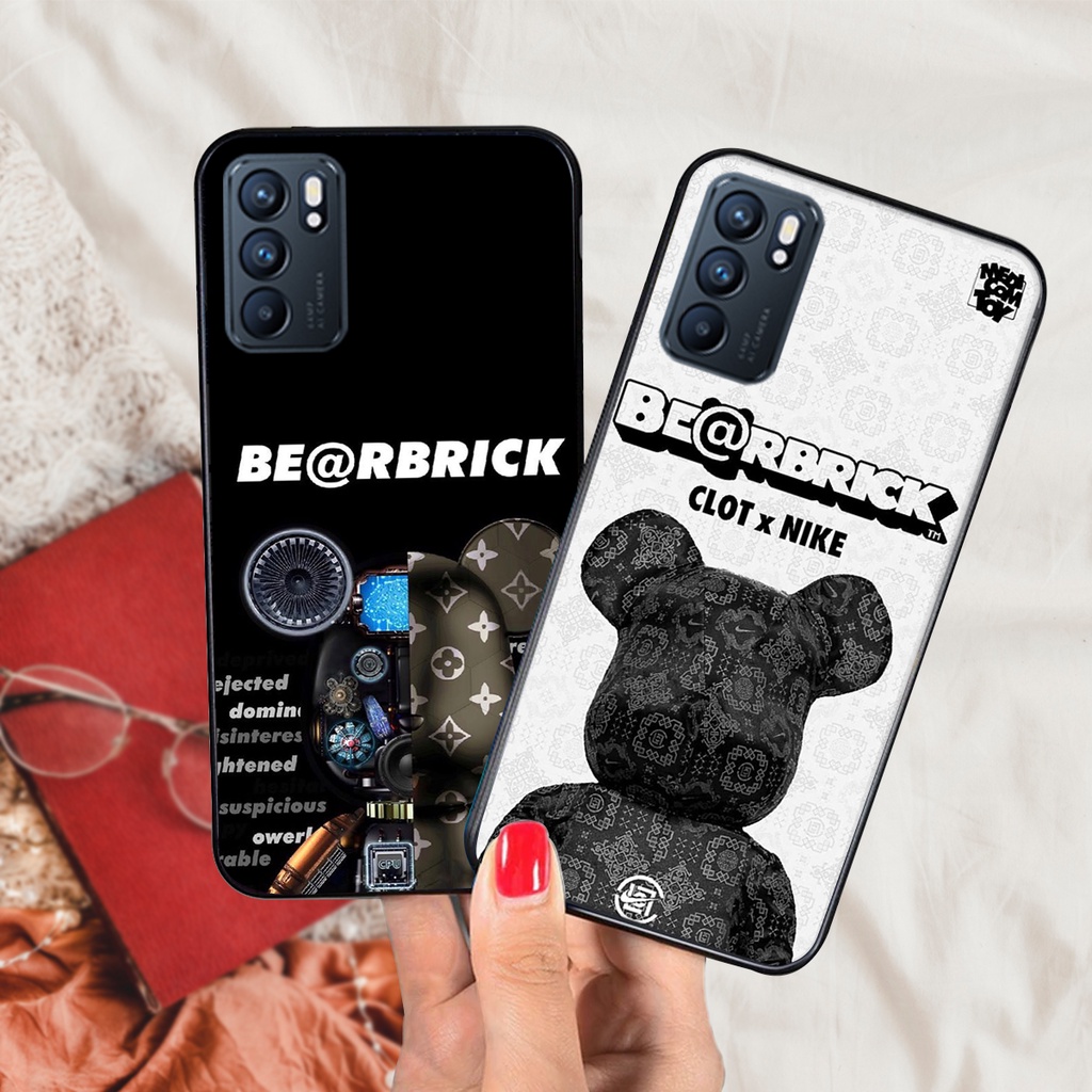 Ốp lưng điện thoại Oppo Reno 6 5G - Oppo Reno 6Z 5G in hình gấu bearbrick đa dạng mẫu mã-giá cực sốc