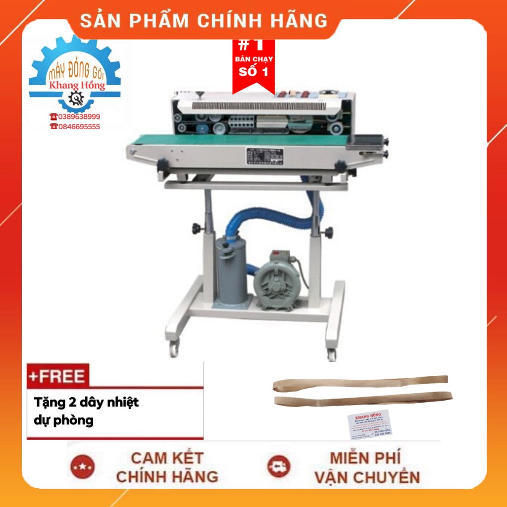 Máy Thổi Khí Và Hàn Miệng Túi Liên Tục DPF 1000 Nằm Ngang HÀNG CHÍNH HÃNG BẢO HÀNH 12 THÁNG