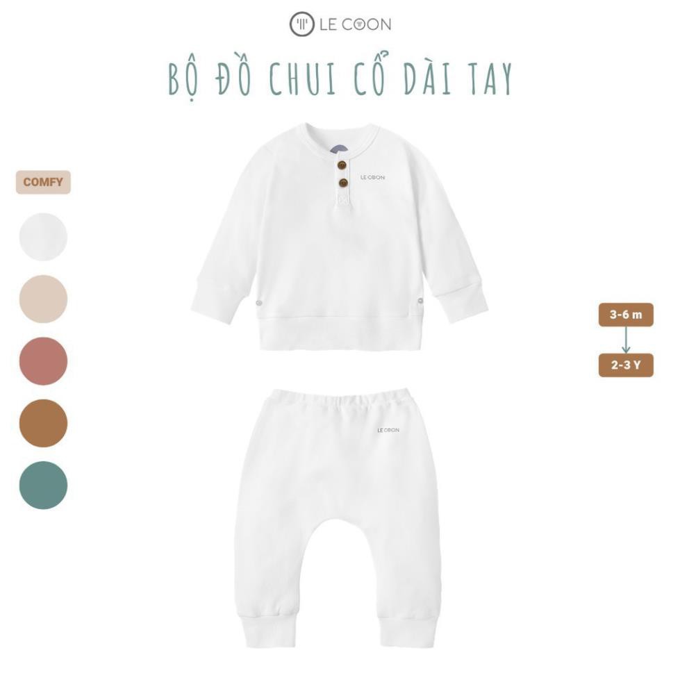 LE COON | Bộ Đồ Chui Cổ Dài Tay | COMFY