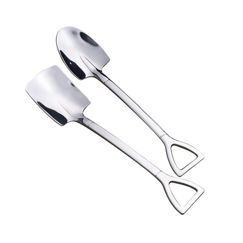 10PC Stainless Steel Coffee Spoon Set Dessert Spoon Gift-Pointed