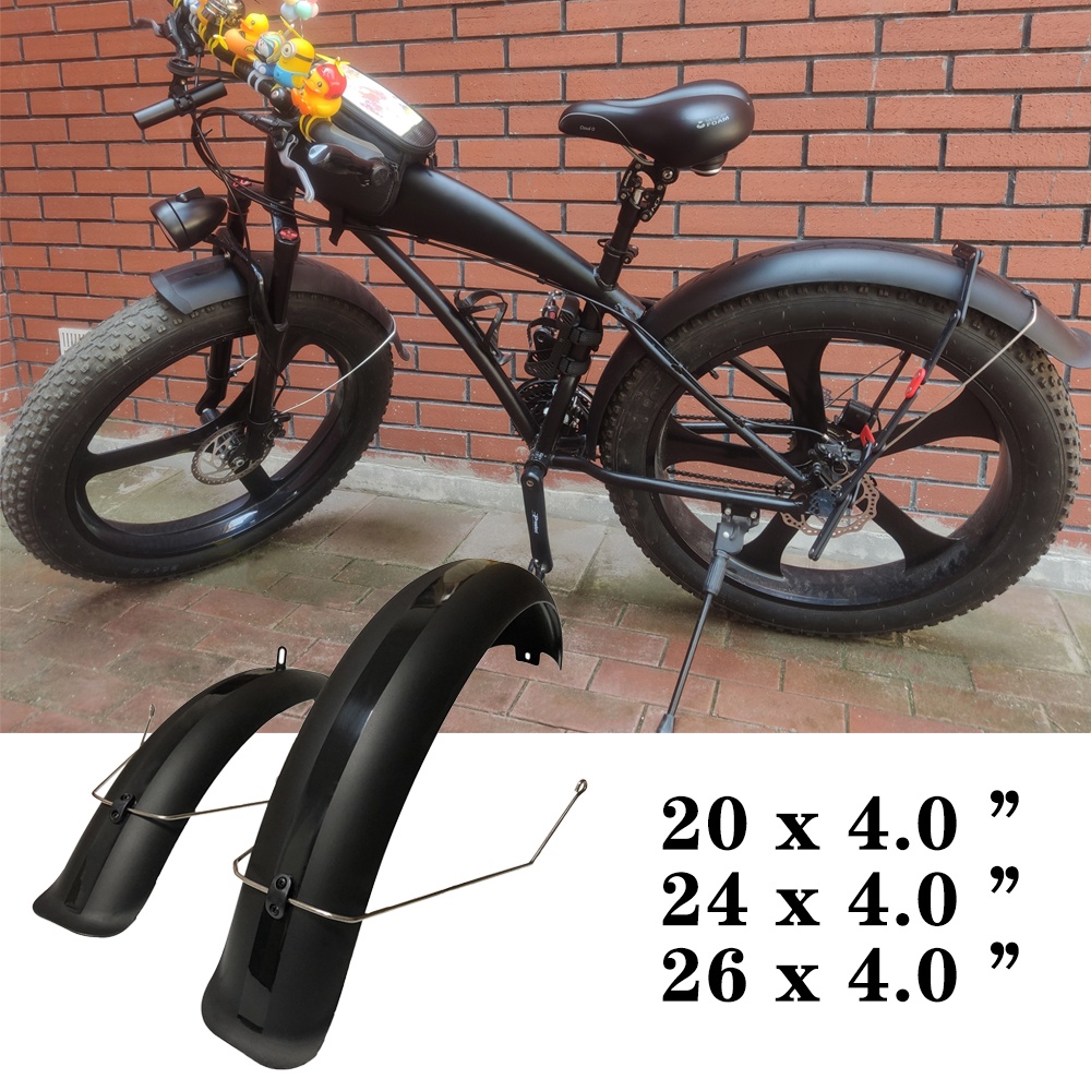 FENDER Tấm Chắn Bùn 24 / 26 / 20 "x4.0 Dành Cho Xe Đạp Leo Núi