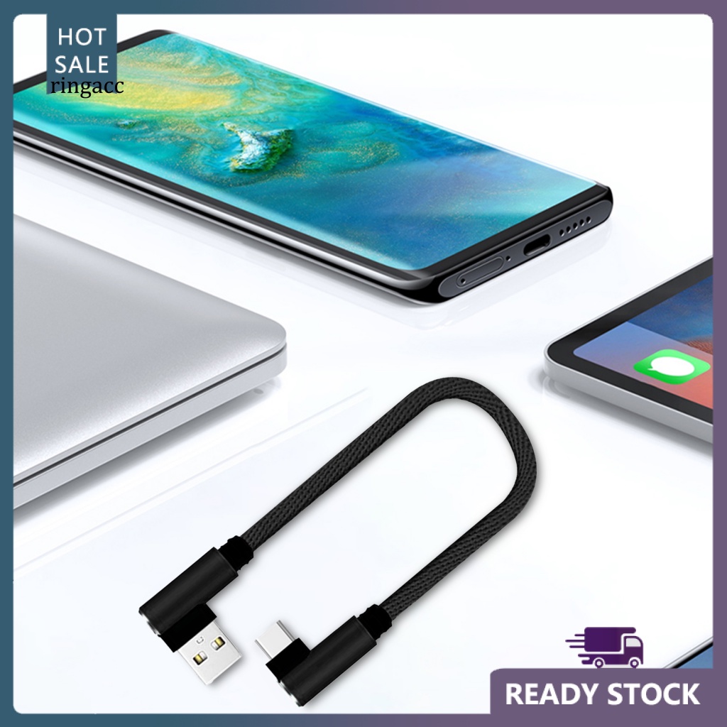 Dây Cáp Sạc Nhanh Đầu 90 Độ Type C Cho Điện Thoại Di Động