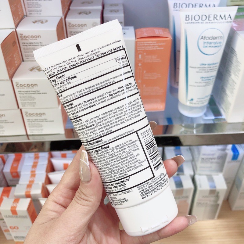 Kem Chống Nắng La Roche-Posay Mineral Anthelios Sunscreen-Gentle Lotion SPF 50 Body & Face