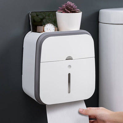 nhà đời nhà sống  Hộp đựng khăn giấy Hộp vệ sinh Nhà vệ sinh Giấy treo tường Hộp mực miễn phí Lỗ sáng tạo Khăn giấ