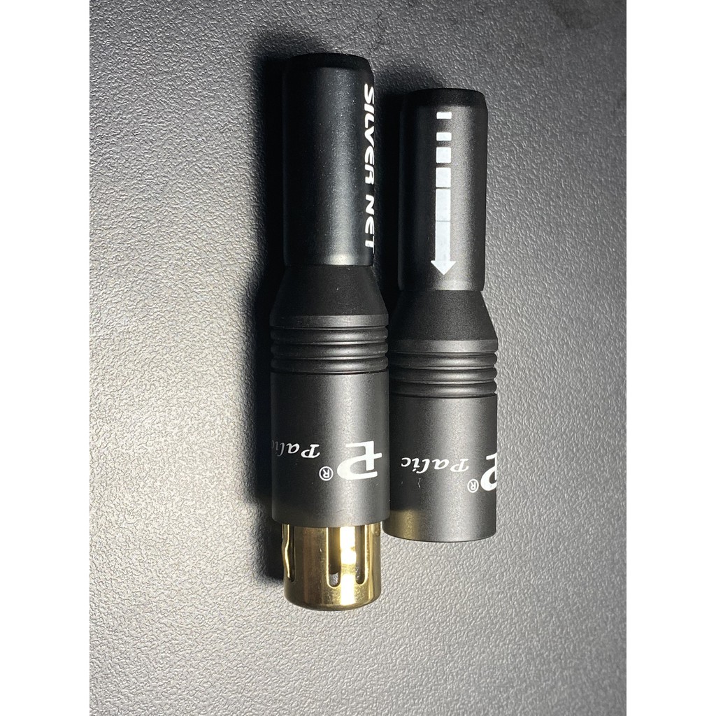 Bộ jack canon PALIC, jack XLR mạ vàng cao cấp màu đen