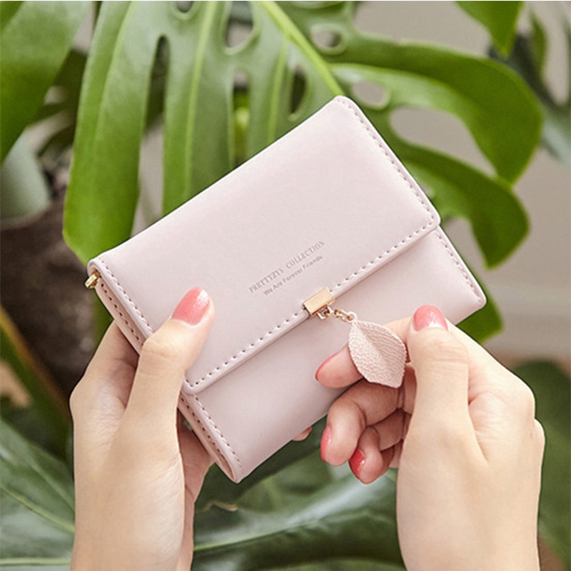 Ví Da Nữ Dáng Ngắn Thời Trang Phong Cách Vintage