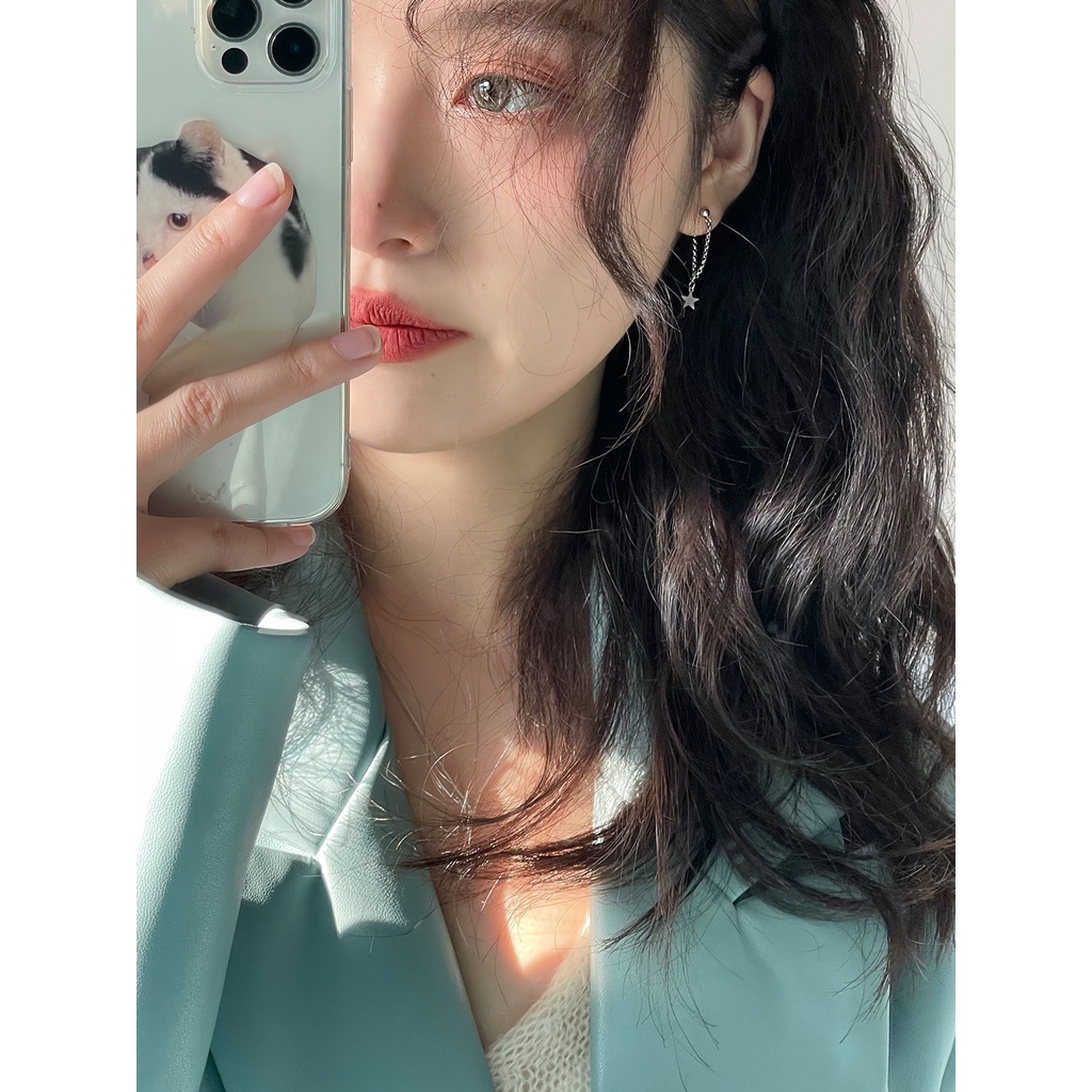 [Augustcloth | AugustJewelry] Bông tai/ Hoa tai hợp kim ngôi sao phong cách Hàn Quốc