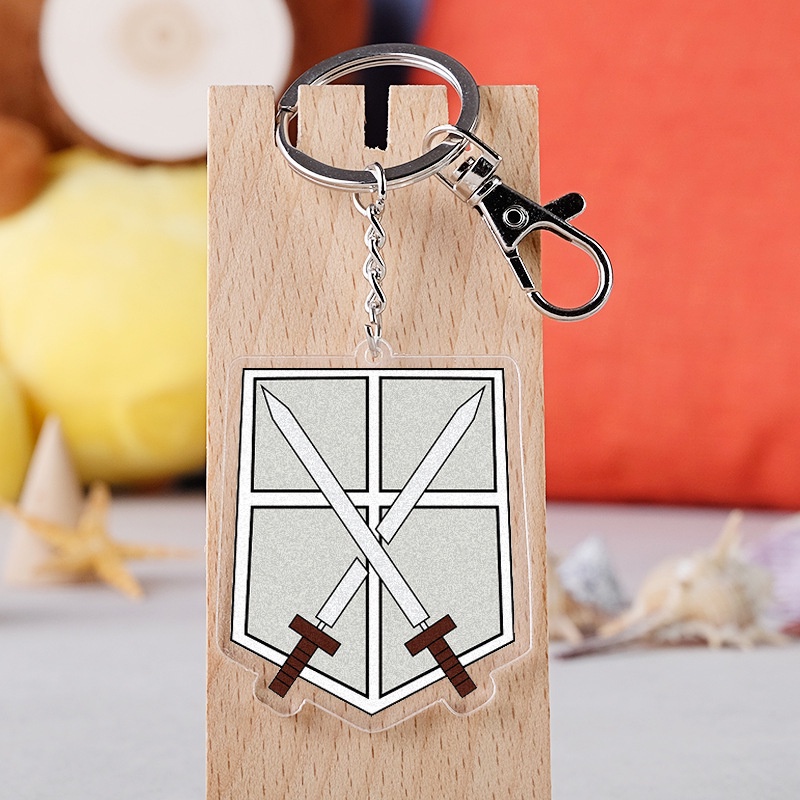 Móc Khóa Hình Logo Phim Attack on Titan