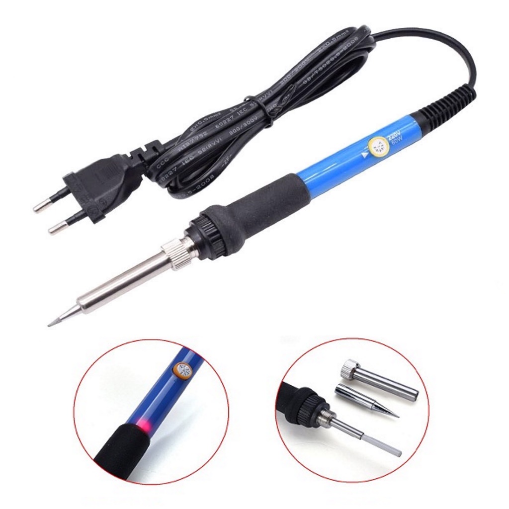 Mỏ Hàn Điều Chỉnh Nhiệt Độ 936 220V 60W  - Tặng Kèm 5 Mũi