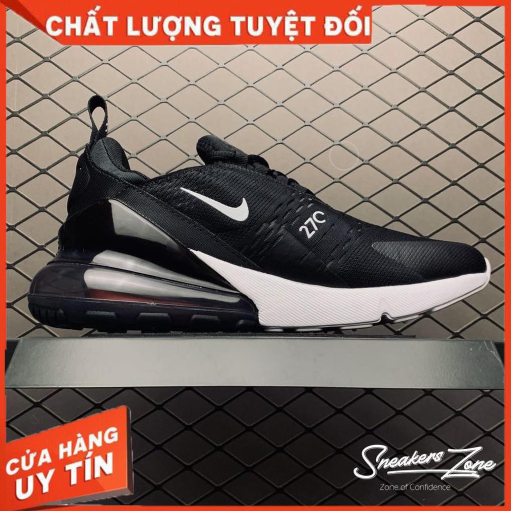 GIẦY đẹp (FREESHIP+HỘP+QUÀ) Giày thể thao Air Max 270 đen đế trắng siêu đẹp cho nam và nữ siêu đẹp giá tốt 2020 : hot