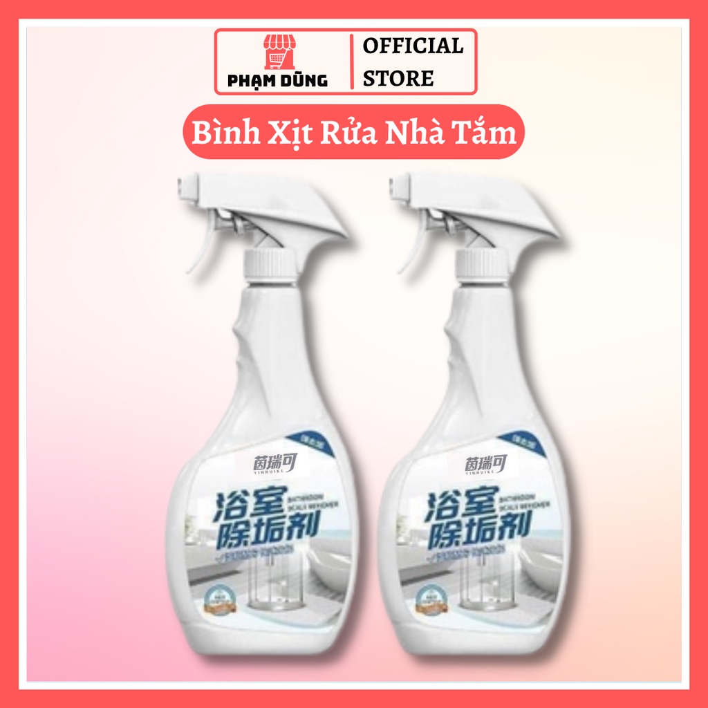 Chai Xịt Rửa Nhà Tắm Đa Năng , Nước Xịt Tẩy Rửa Vết Ố , Tẩy Cặn Canxi Trên Inox