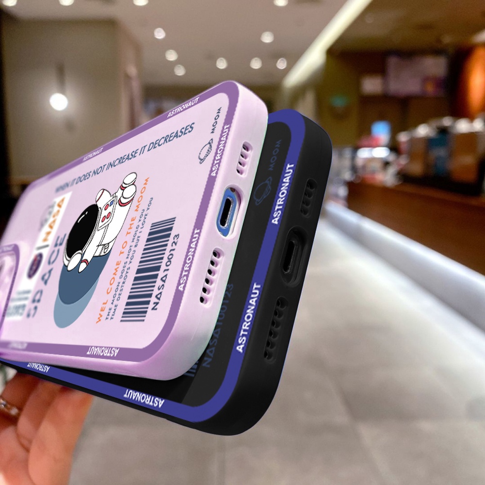 Samsung Galaxy S20 S21 FE Plus Ultra 5G S21+ Cho Ốp lưng điện thoại In Hình Cartoon NASA Space Astronaut