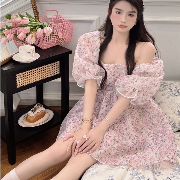 Đầm xòe công chúa nữ babydoll tiểu thư