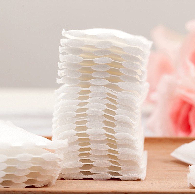 [Hàng mới về] Set 50 bông tẩy trang dày dặn mềm mại co giãn tốt