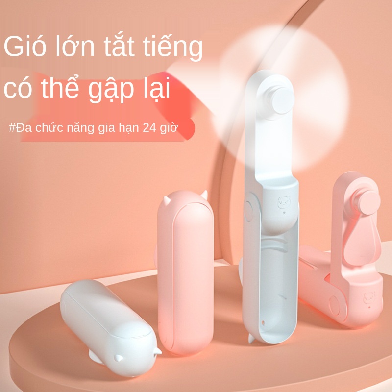 Quạt mini JISULIFE đeo cổ không cánh tiện dụng