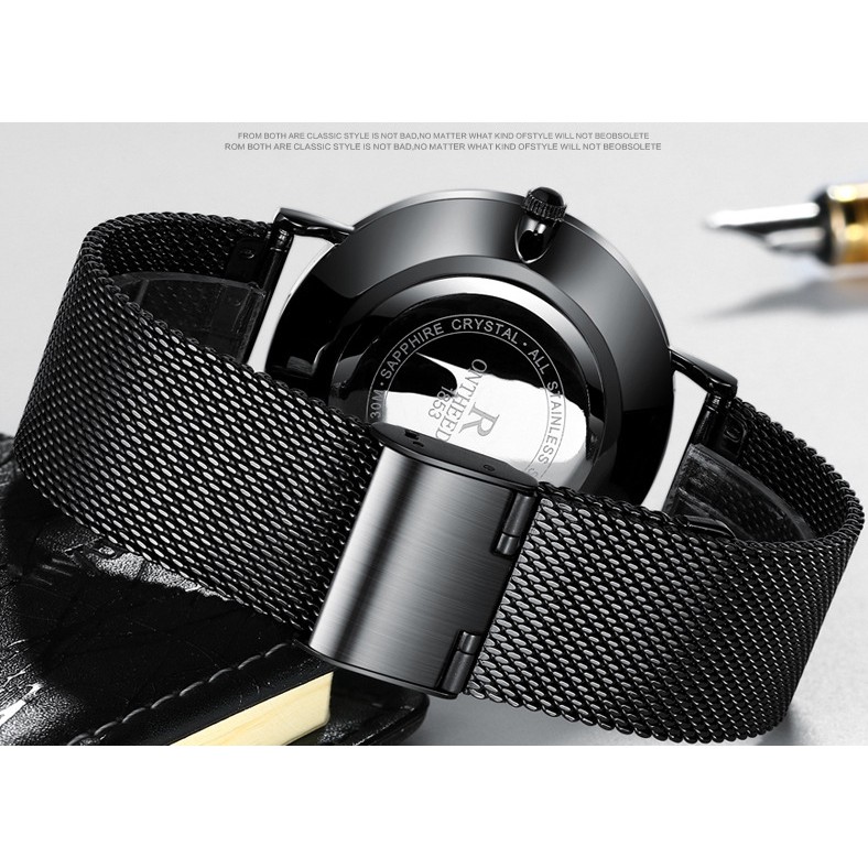 [Huyền Thoại 1853] Đồng Hồ Đôi Nam Nữ Chính Hãng ONTHEEDGE RZY021 | BigBuy360 - bigbuy360.vn