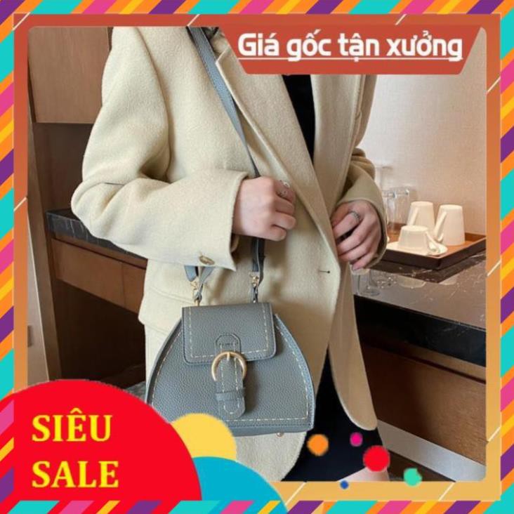 ( SIÊU KHUYẾN MÃI) Túi Xách DA THAN 1 KHÓA 5881 size 20*14*11cm thời trang Quảng Châu sỉ tốt -Mùi FASHION