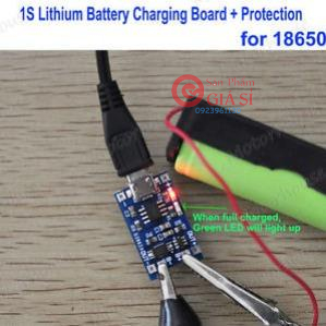 Mạch Sạc Pin Lithium - Li-ion - 18650 TP4056 Có Bảo Vệ Pin ❤️freeship❤️