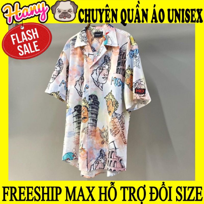 Áo Sơmi Mèo Crayon SS2 Fulltag Sơ mi MENDE Chuẩn Cao Cấp || Hany shop