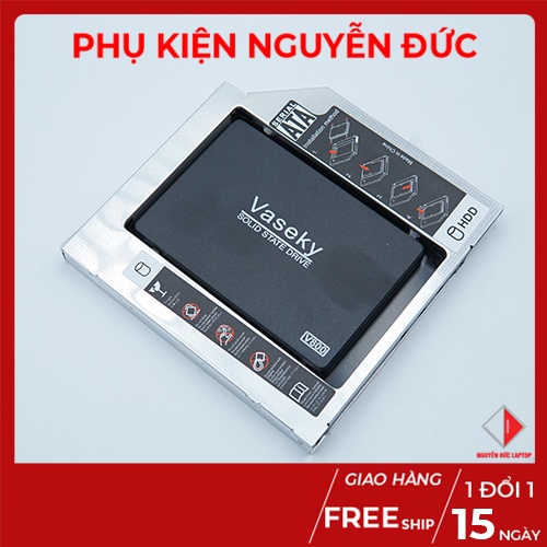 Khay ổ cứng thay thế ổ DVD - Caddy Bay HDD SSD SATA 3