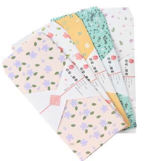 1 cái / 1 phong bì mời đám cưới hình hoa 85x195mm