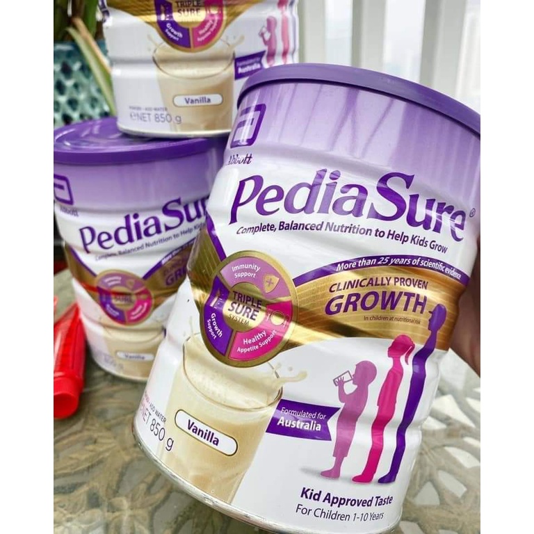 Sữa bột PediaSure Vanilla [NỘI ĐỊA] Úc 850g