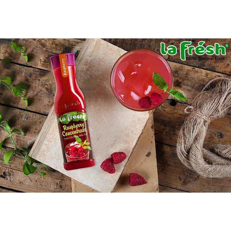 Nước cốt phúc bồn tử Lafresh Đà Lạt 650ml