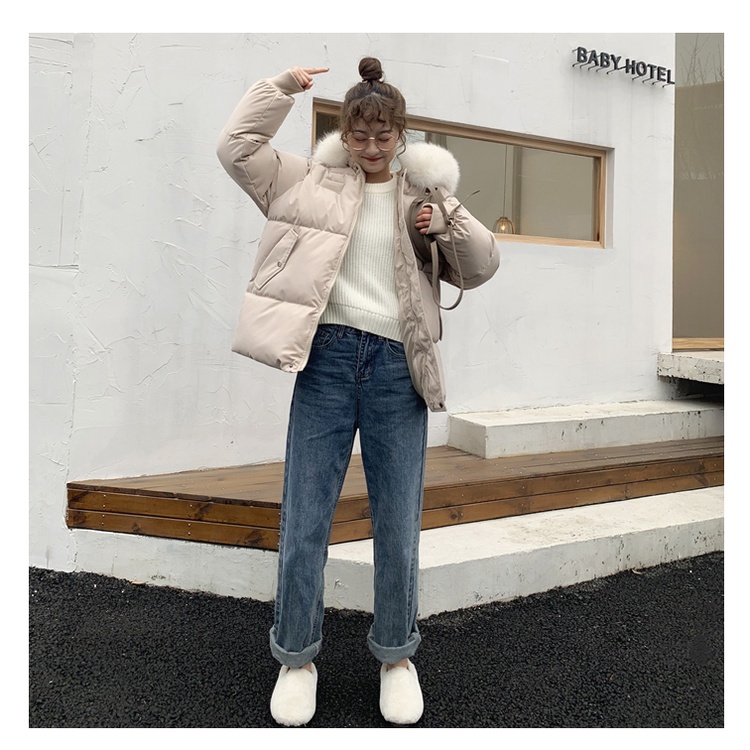 Áo phao nữ Hàn Quốc lót ấm áp mùa đông 2021 phong cách ulzzang vintage Quảng châu YAP1 | BigBuy360 - bigbuy360.vn