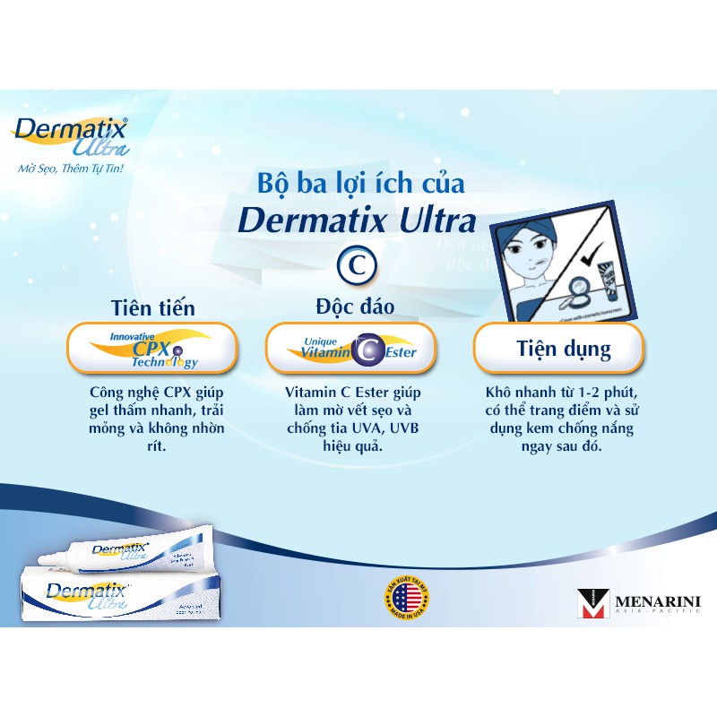 Kem giảm sẹo Dermatix Ultra 15g - Gel hỗ trợ làm lành sẹo hiệu quả - cvspharmacy