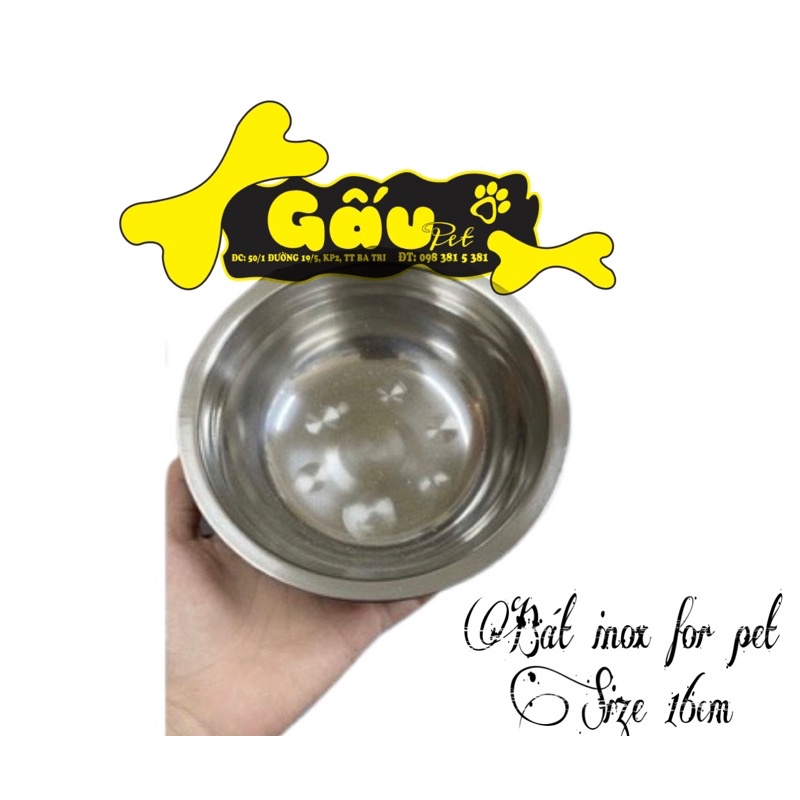 bát inox size 16cm