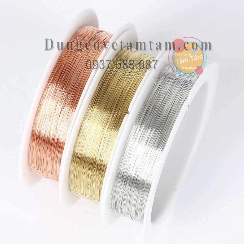 [ TÂM TÂM ]-Cuộn dây kẽm trang trí mô hình, Cây mô hình, Cây DIY -