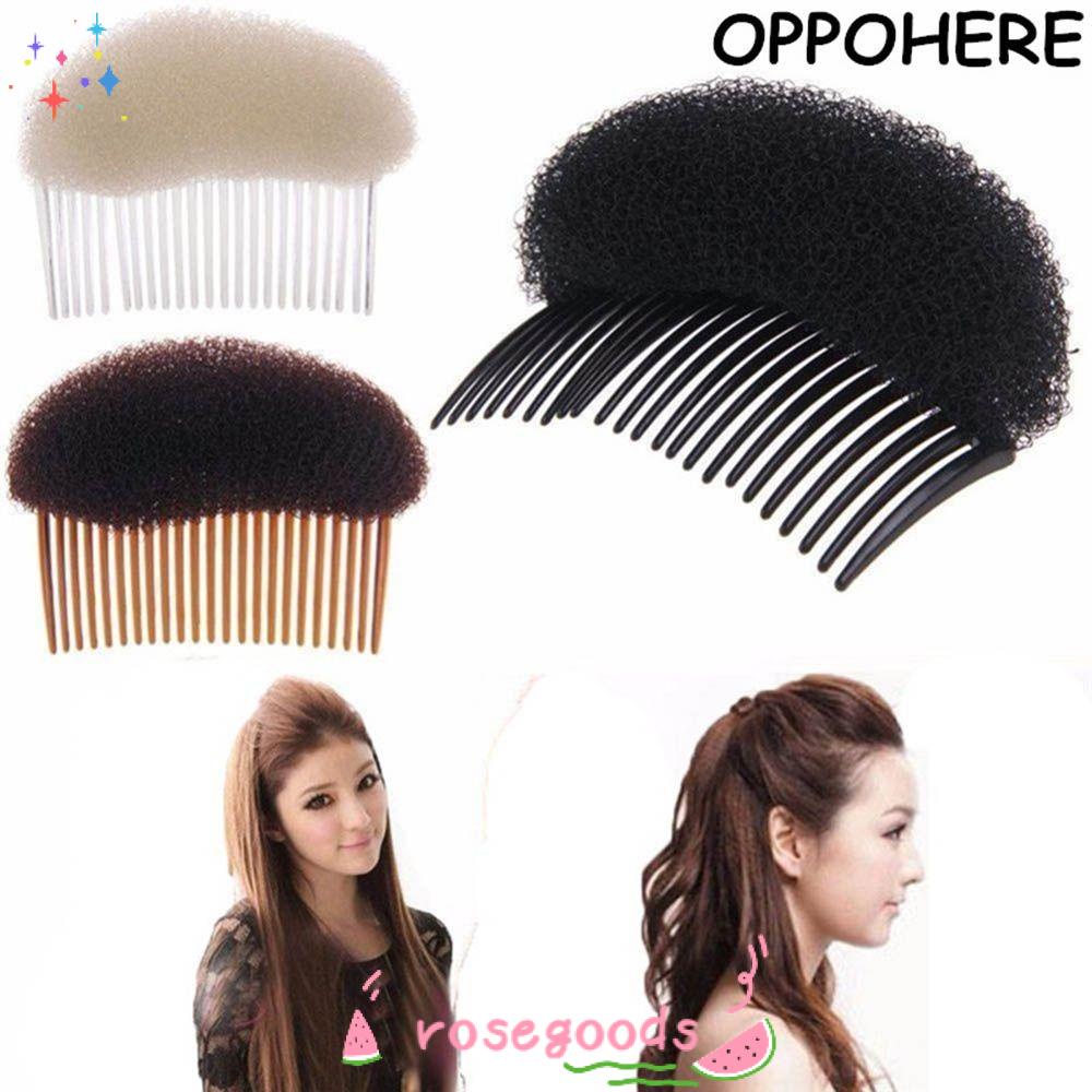 ROSE Portable Hair Accessories Women Fashion Hair Styling Hair Braid Tool Fluffy Sponge Clip Stick Modelling Hot Sale Bun Maker/Multicolor