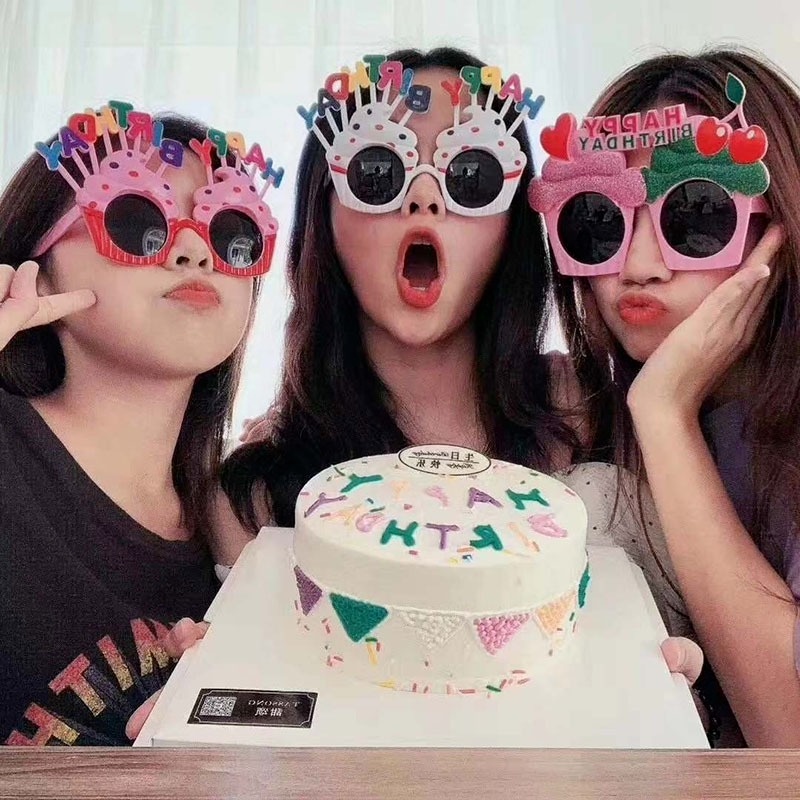Mắt Kính Chụp Ảnh Tiệc Sinh Nhật Sáng Tạo Cho Người Lớn Và Trẻ Em