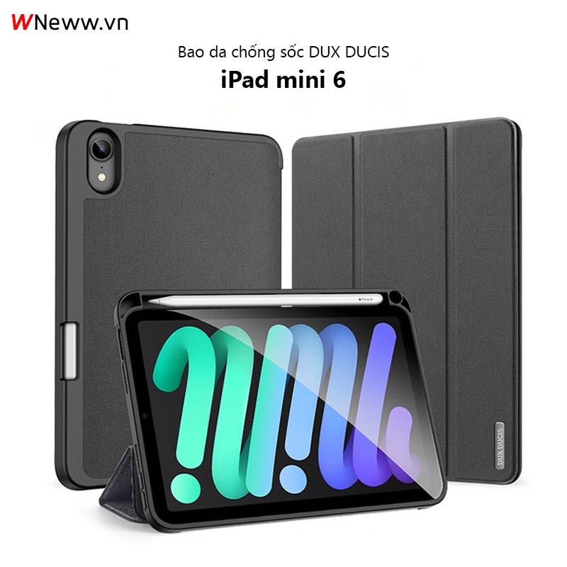 Ốp lưng Dux Ducis iPad mini 6 ( 2021 ) Chống sốc, Kiểu bao da