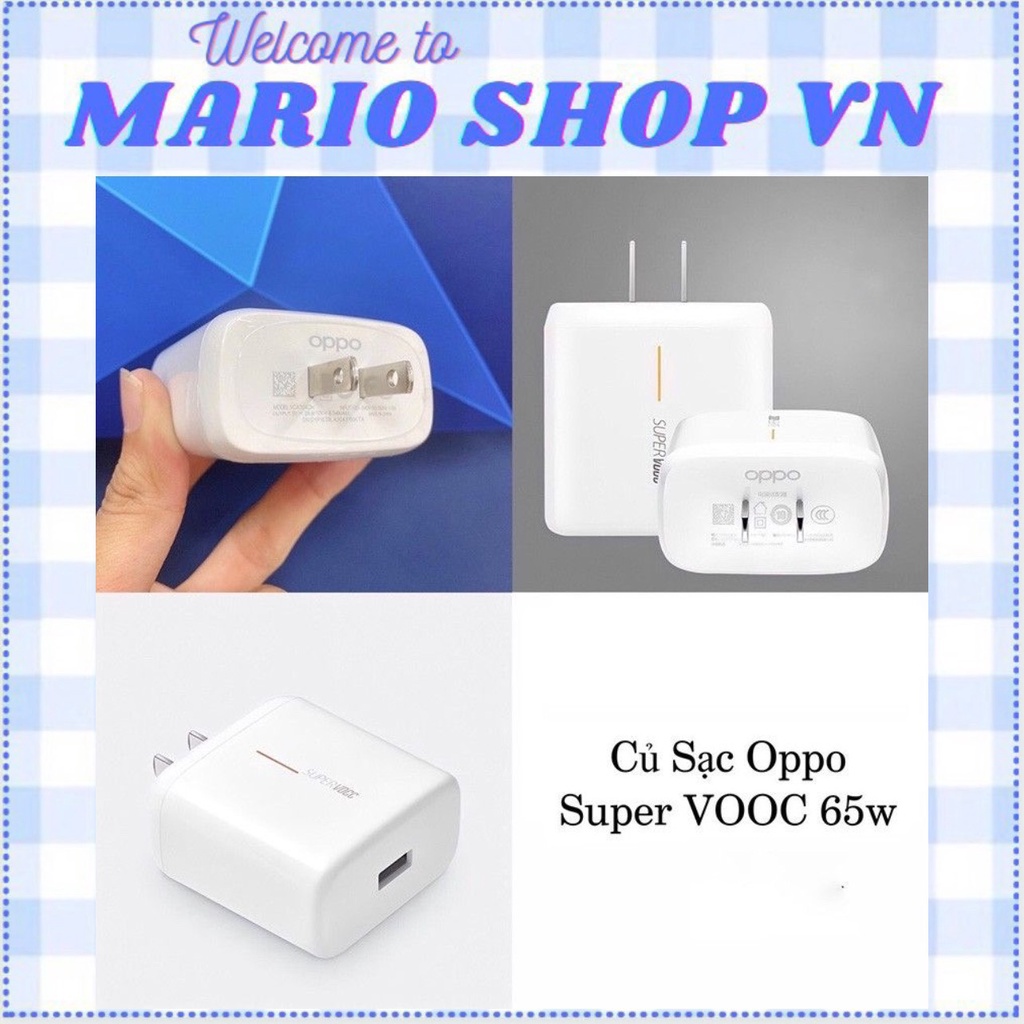 Củ sạc nhanh Oppo Super Vooc 6A 65W
